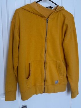 Eddie Bauer Golden Yellow Zip-Up Hoodie